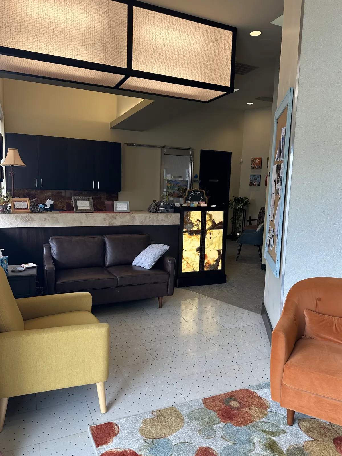 The office waiting room